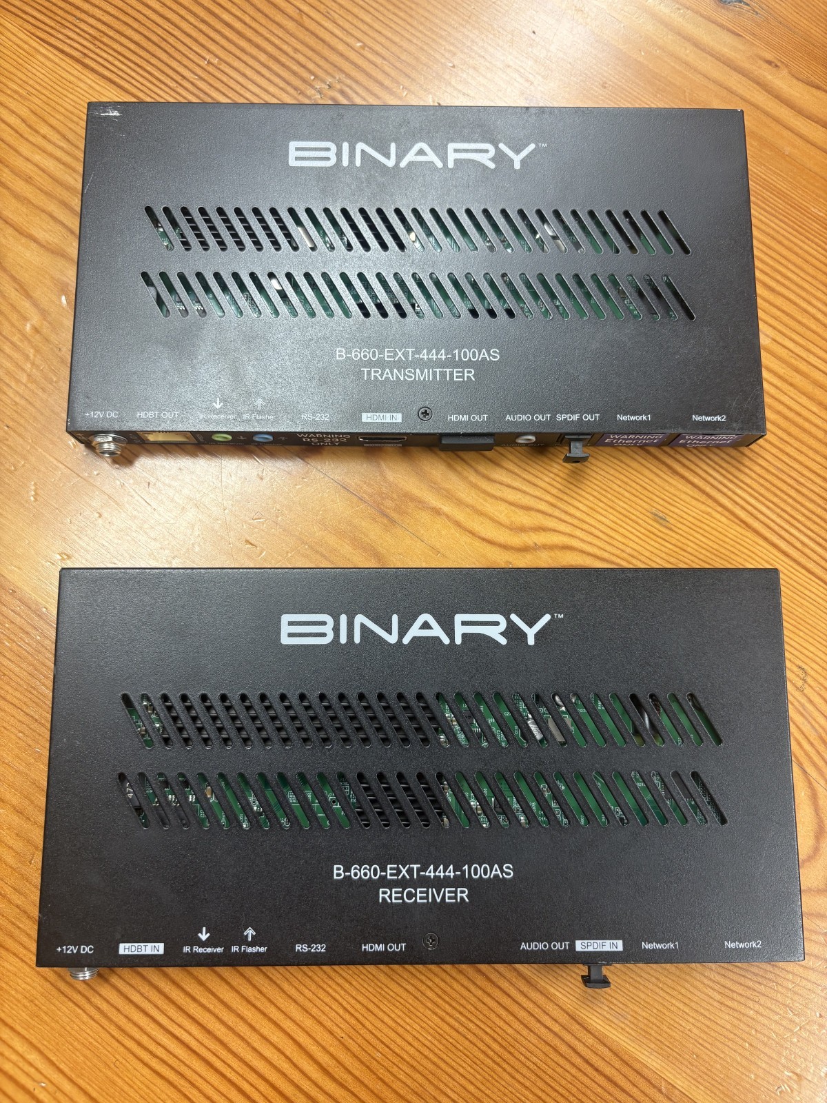 Binary B-660-EXT-444-100AS 4K HDR HDBaseT Extender; Used, No Power Cord