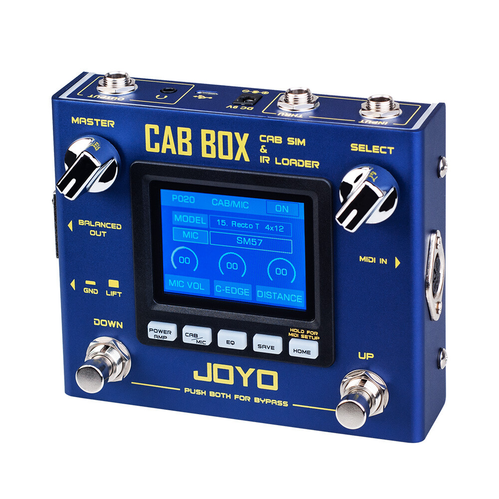 JOYO Multi Effects Pedal Power Amp Simulation & Cabinet Modeling Guitar Pedal