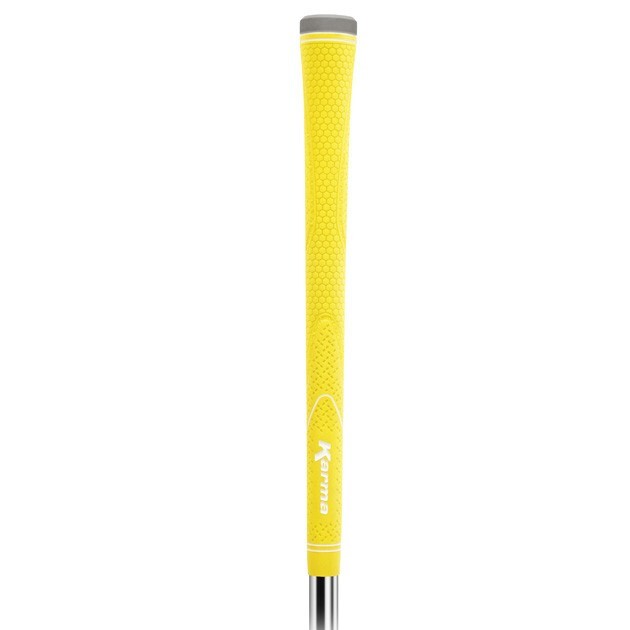 Karma Neion II Golf Grips - Rubber Multi-textured - Standard - NEON YELLOW
