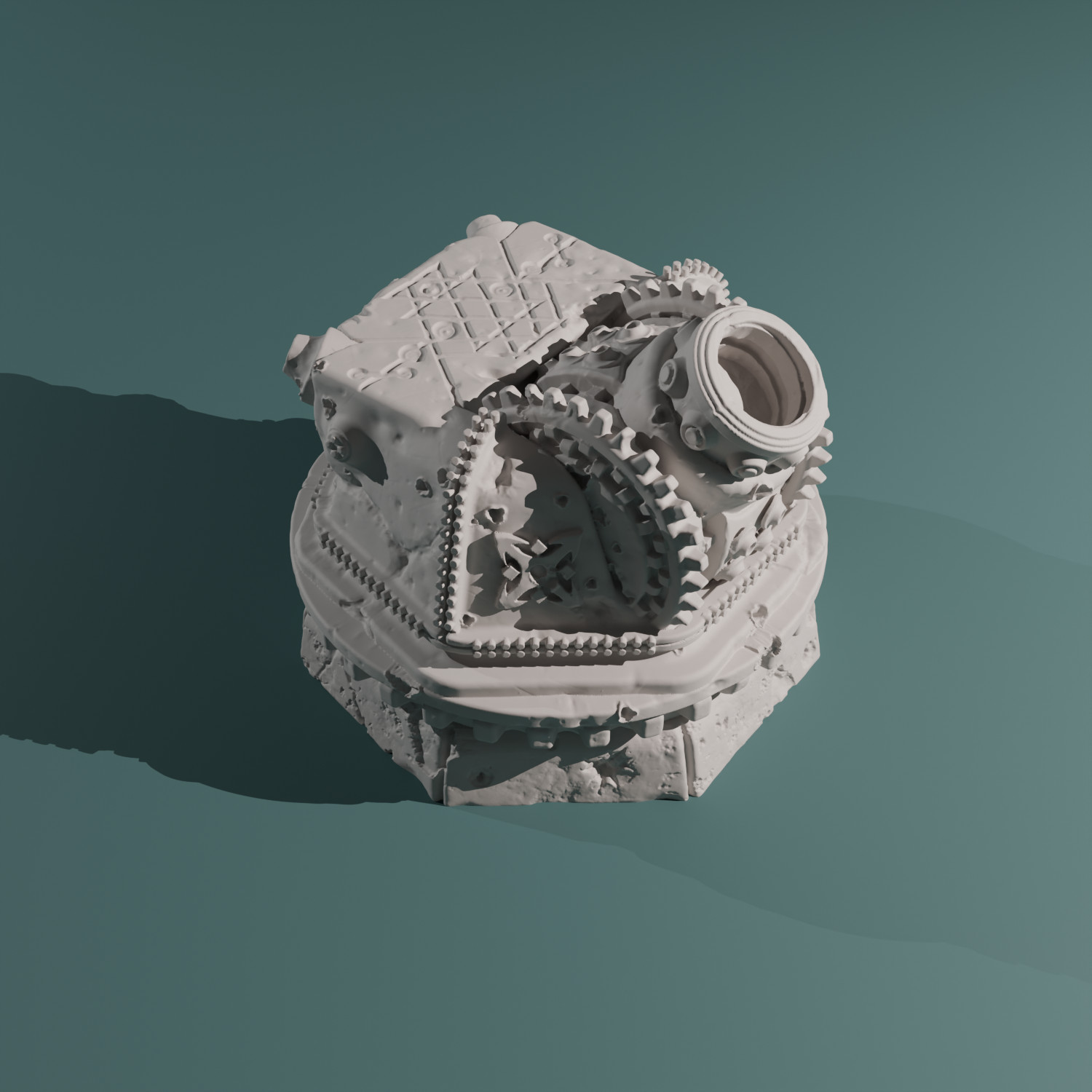 Kraken Redoubt Bunkers | Wargame Scatter Terrain | 5 Piece Set | FDM printed