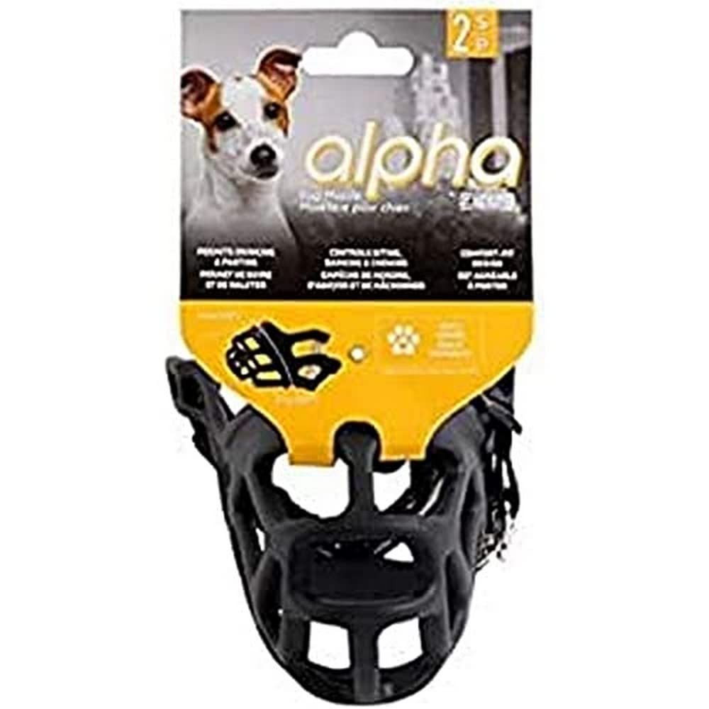 Alpha TPR Muzzle for Small Dogs, Comfort Fit Design Prevents Biting, Barking ...