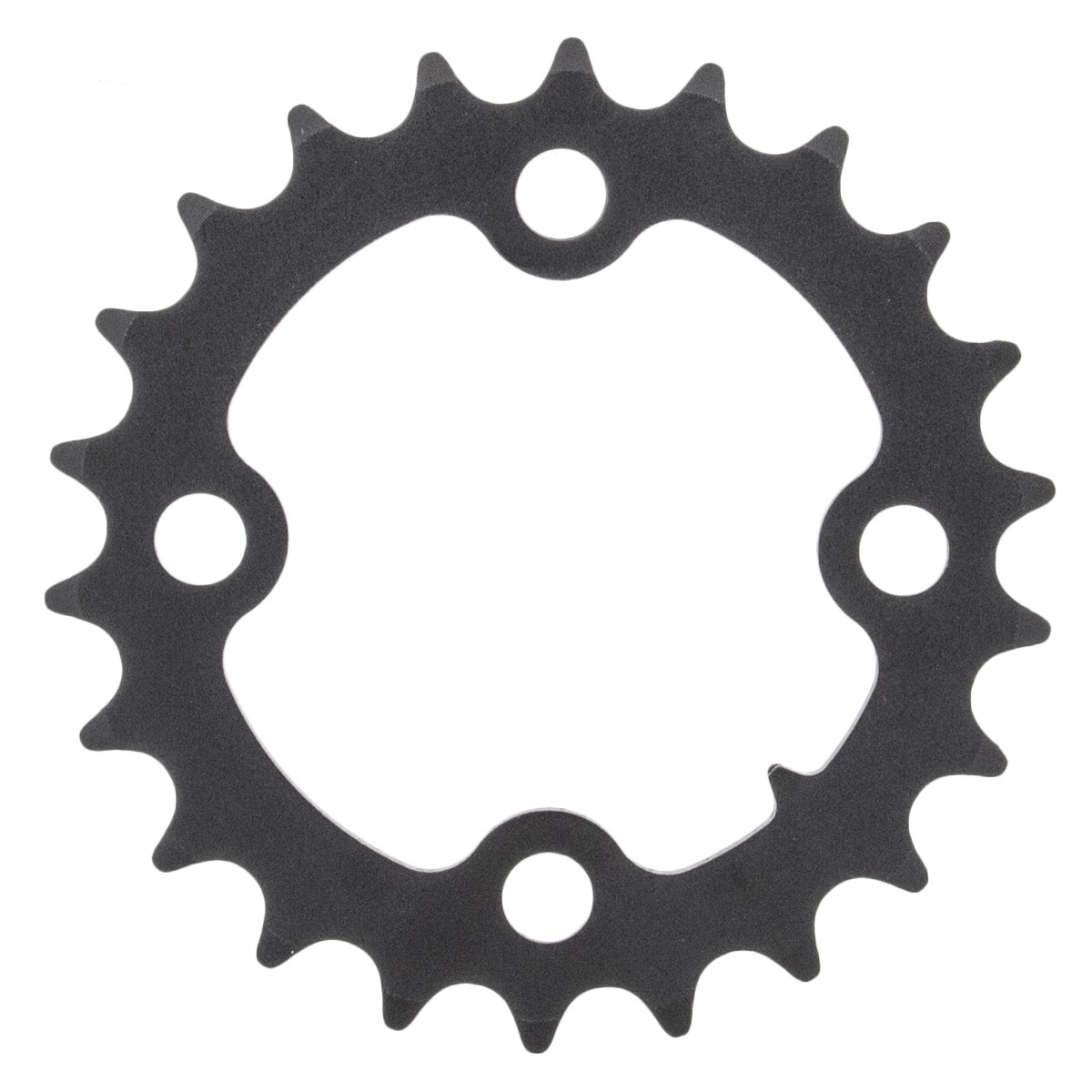 Sunrace MX0 Chainring 22t 64 BCD 4-Bolt 10-Speed Aluminum Black/Silver