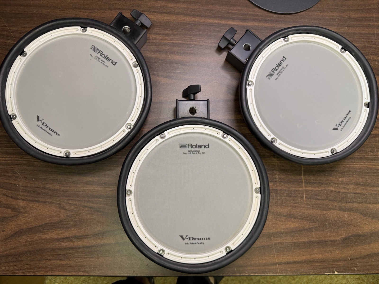 Roland PDX-8 Dual Trigger Mesh Head V-Drum Pad 3 Pack - C0M4590 - Roland OEM