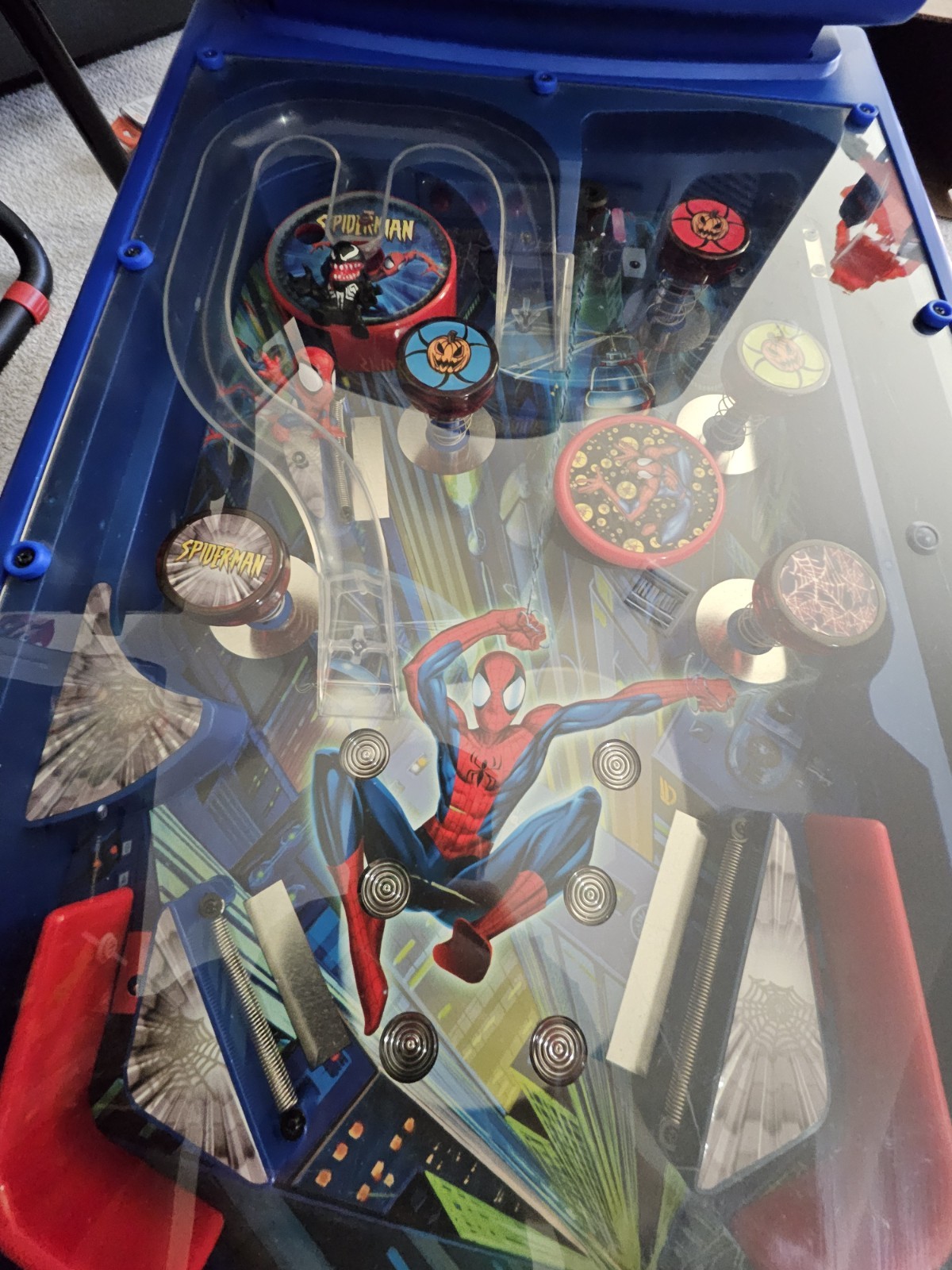 2002 MARVEL SPIDERMAN FUNRISE PINBALL Tabletop RARE