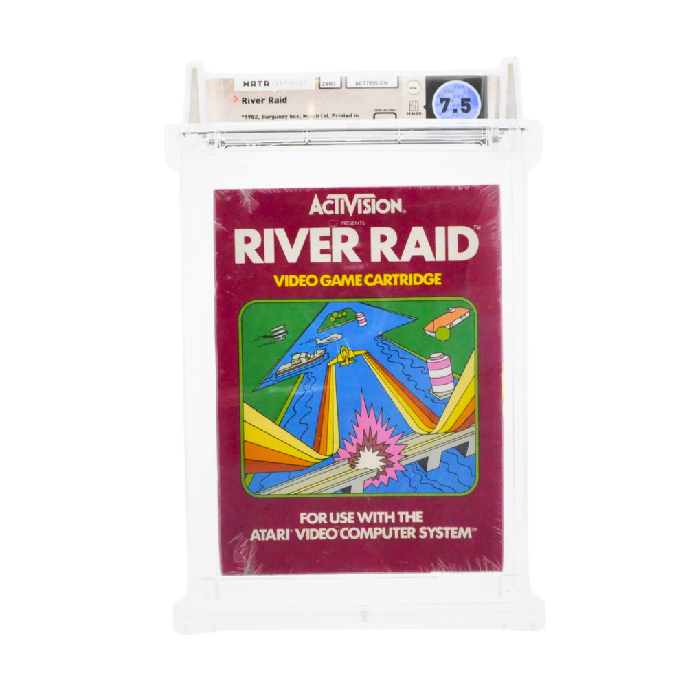 Graded Atari 2600 Cart in Box Sealed - River Raid WATA 7.5/A+