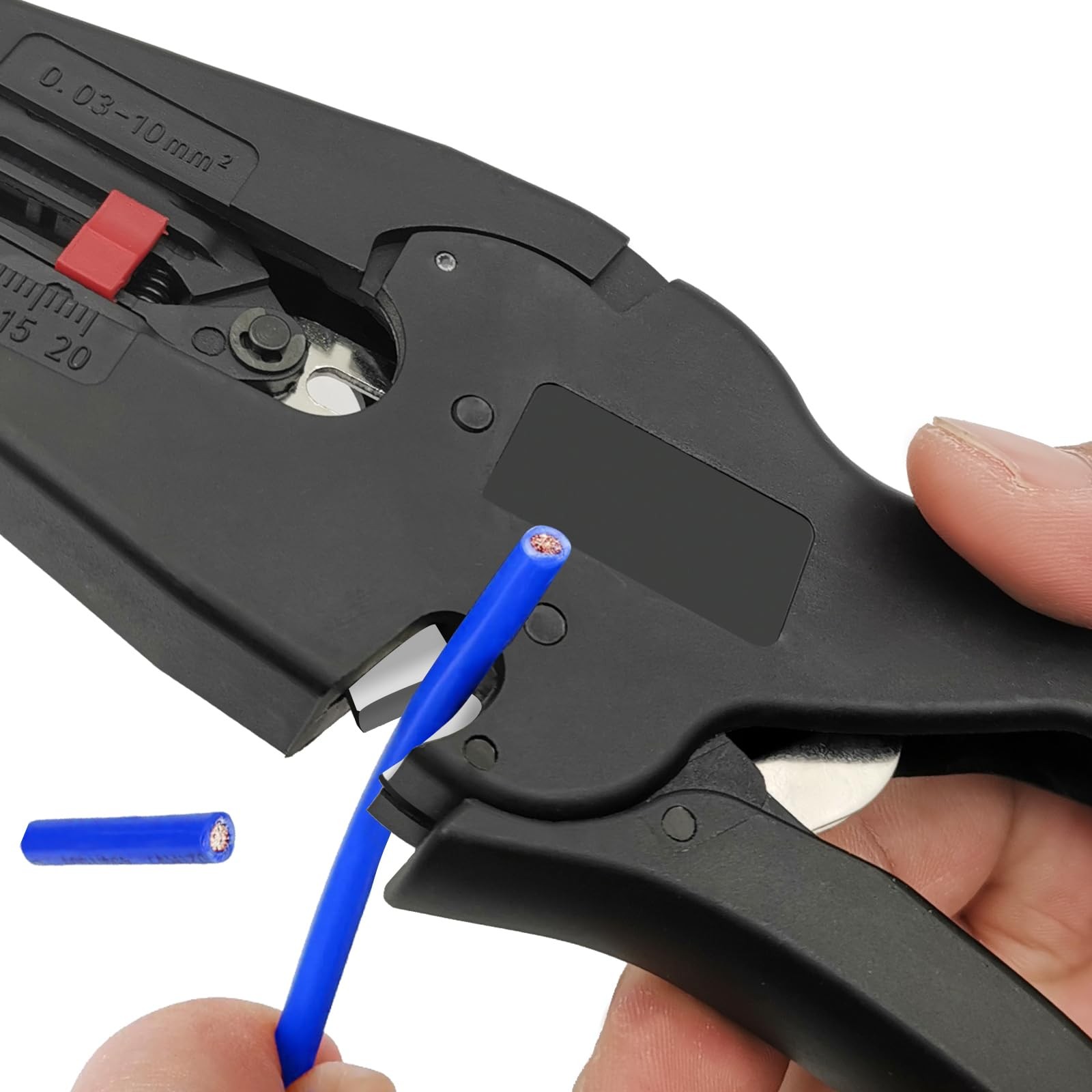 Automatic Wire Stripper/Wire Cutter, 2 in 1 Stripper Tool for 32-7 Black