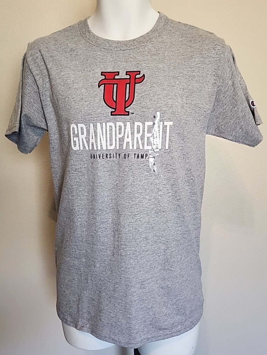 University of Tampa Small UT Grandparent Short Sleeve Shirt Size S New