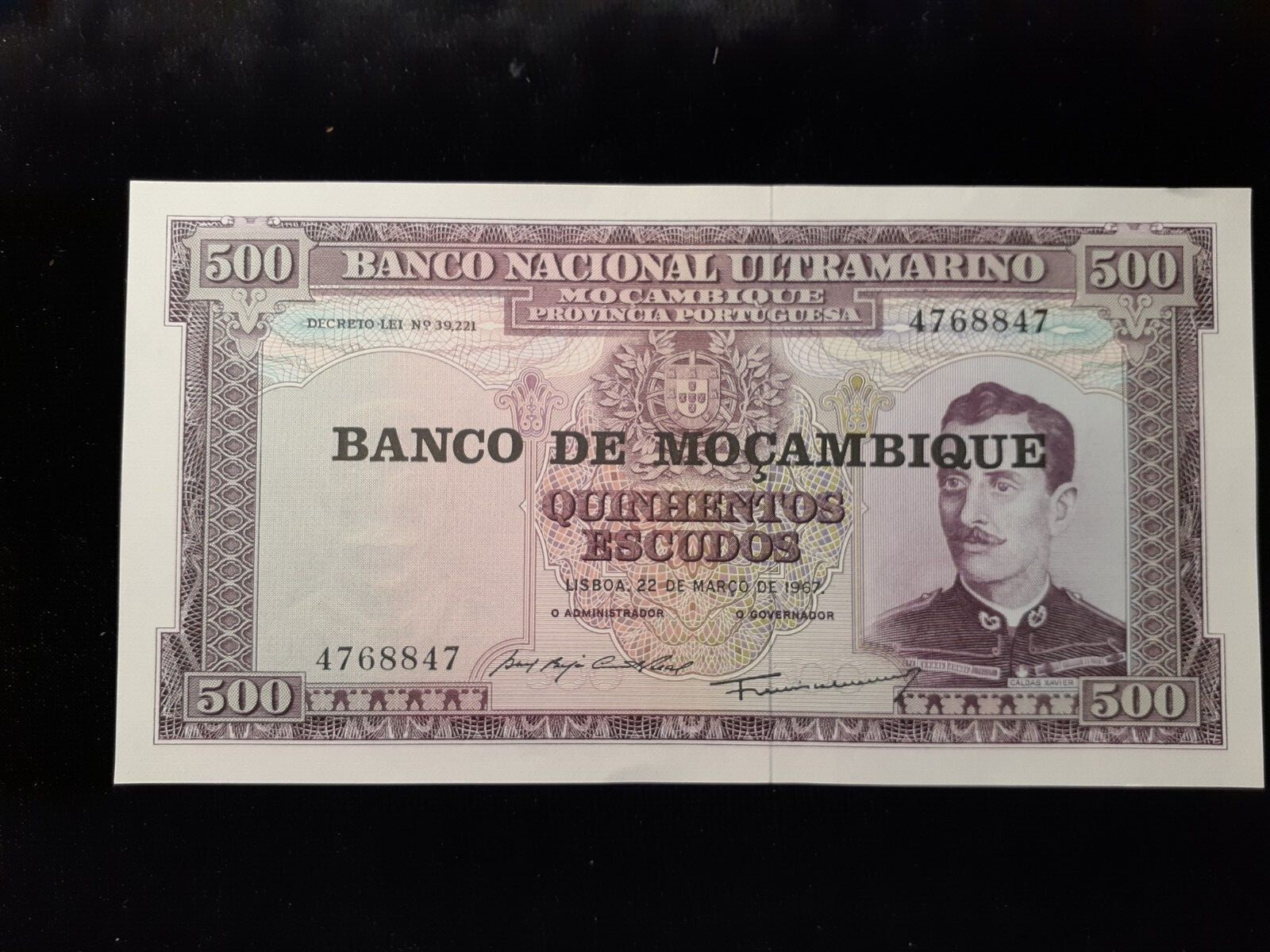 ND 1976  500 ESCUDOS MOZAMBIQUE  P 118
