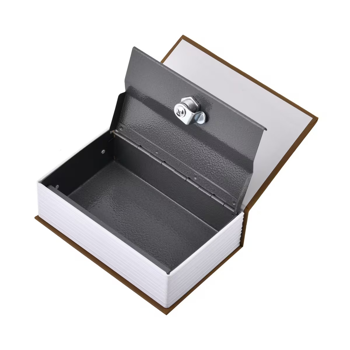 Locking Book Safe Secret Hidden Compartment Valuables Storage Stash Hide-Away