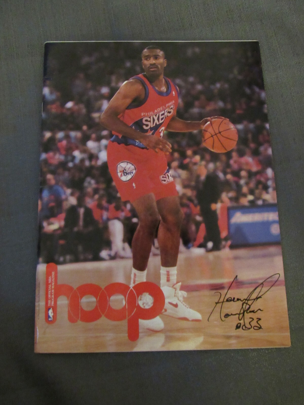 1992-93 Denver Nuggets vs. Philadelphia 76ers Program Hersey Hawkins