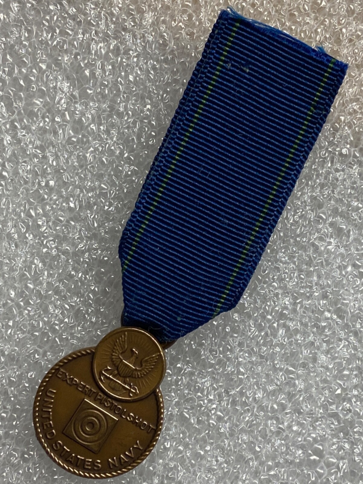 UNITED STATES NAVY, U.S.N. EXPERT PISTOL SHOT, MINIATURE MEDAL