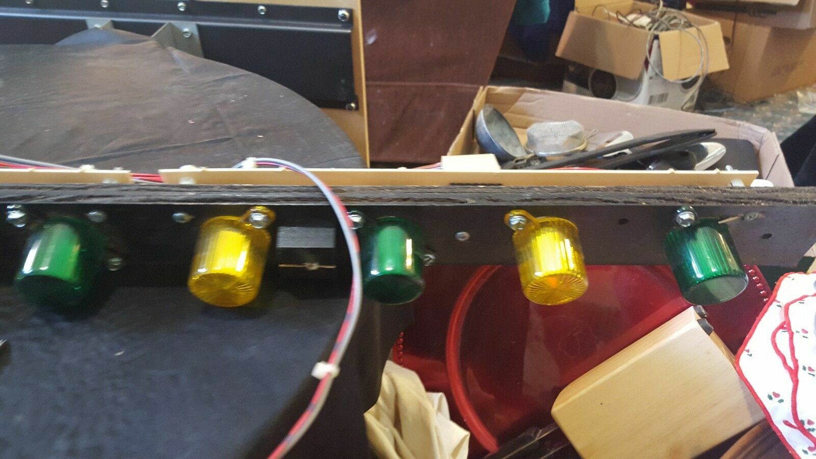 THE MASK Side Running Light Fixture for DATA EAST Ticket Redemption Arcade Game