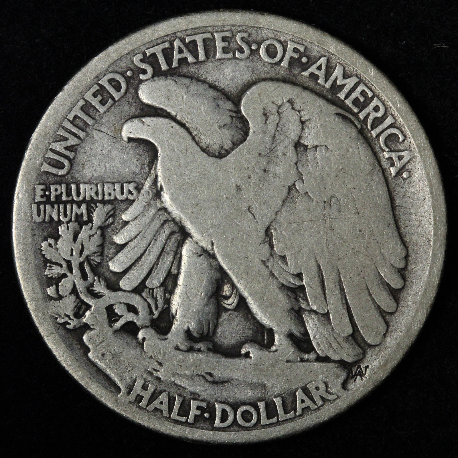 1916-D Walking Liberty Silver Half Dollar VG E344 VVEP