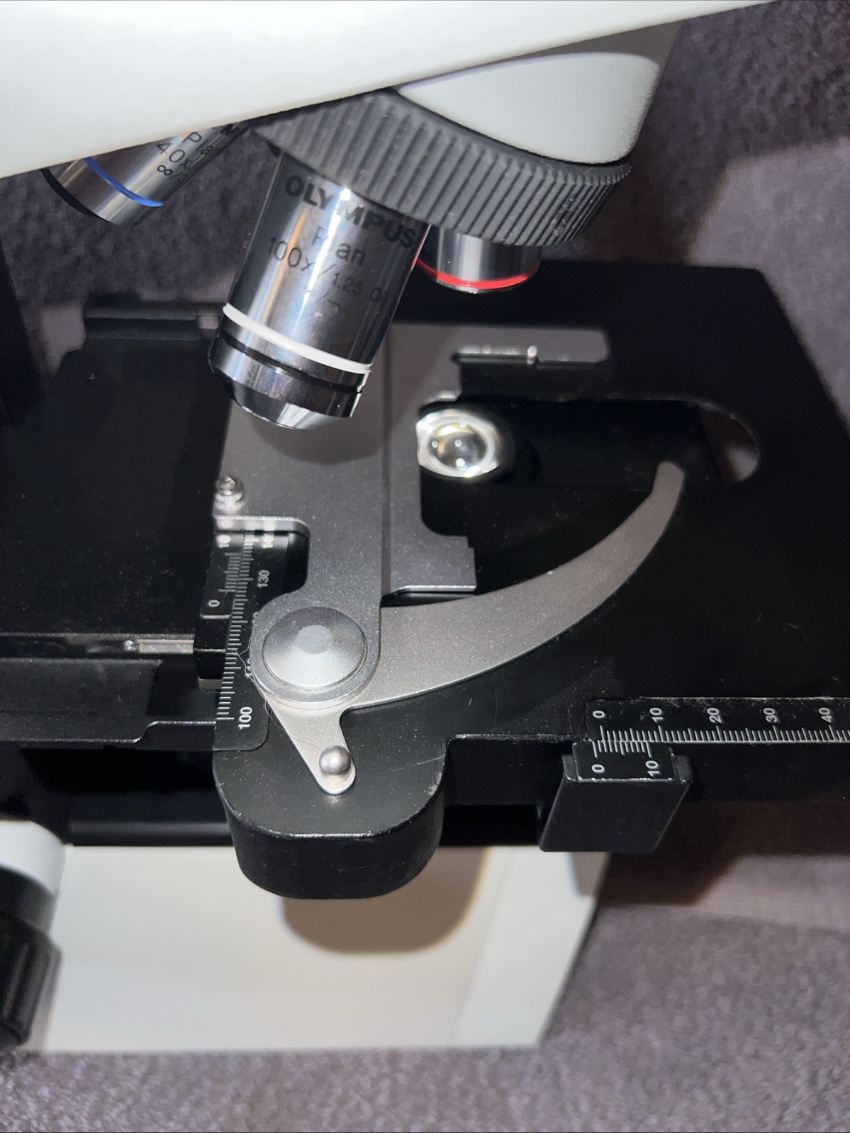 Olympus CX31RBSF Laboratory Microscope 4 Objective Lenses Light Very Clean Unit