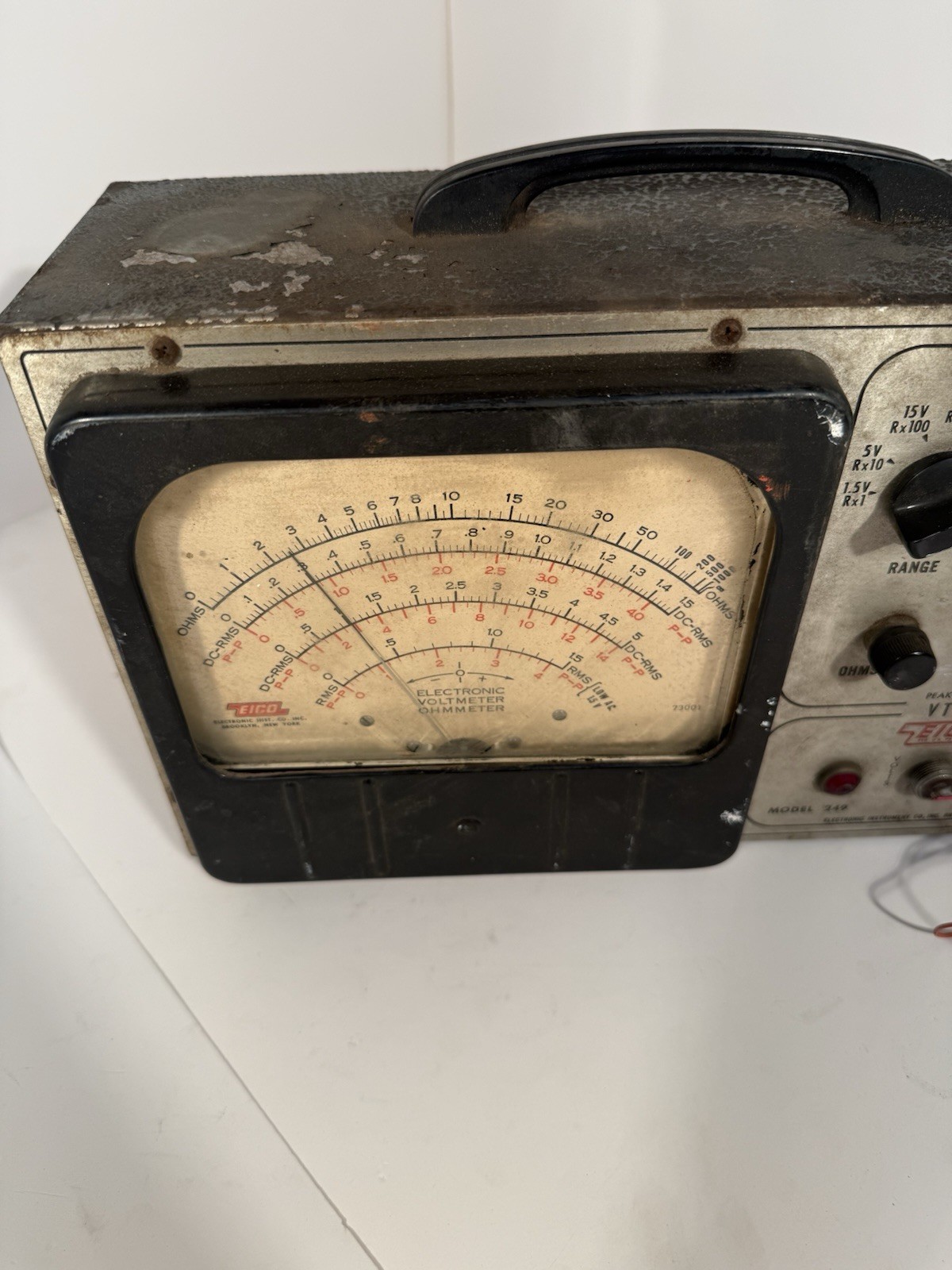 EICO VTVM Model 249 Vacuum Tube Volt Meter | POWERS ON UNTESTED
