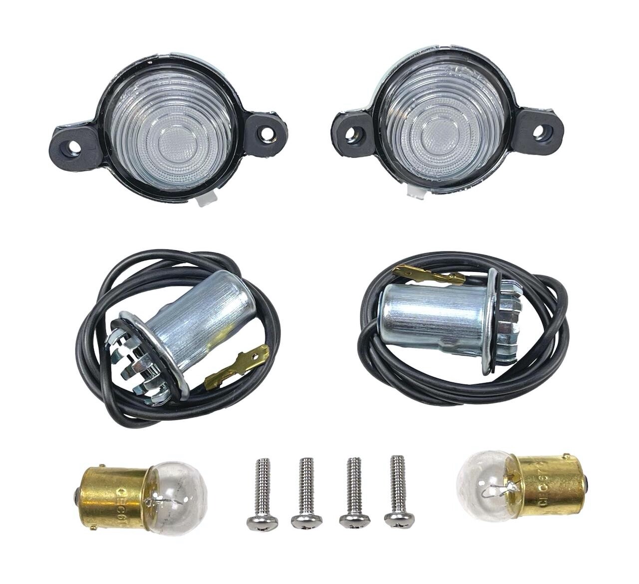56 Chevy License Light Housing Assembly 1956 Chevrolet New
