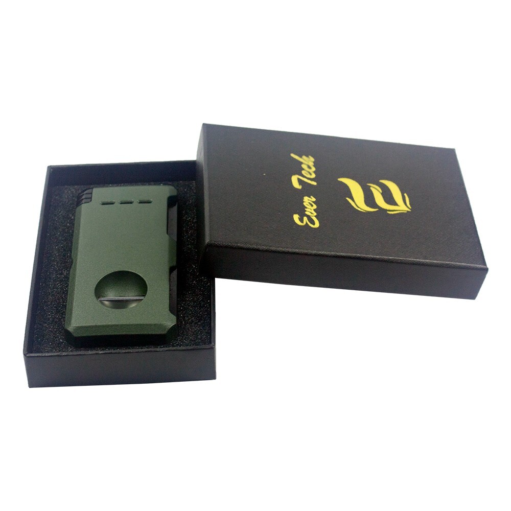 4" H Ever Tech Premium 5-in-1 Cigar Luxury Jet Torch Lighter w/ Individual Box G