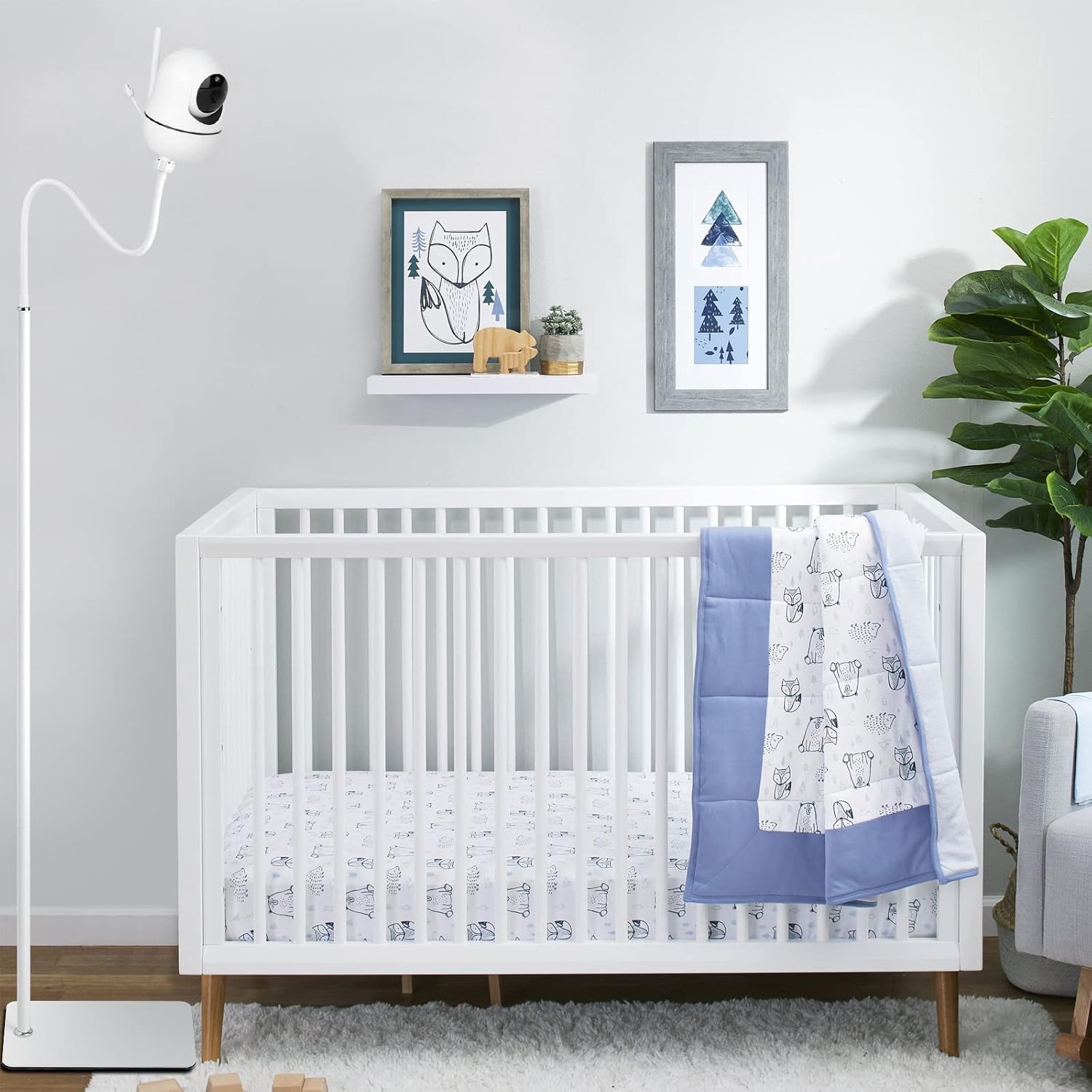 Adjustable Baby Monitor Floor Stand 68.8in, Universal 1/4 Threading