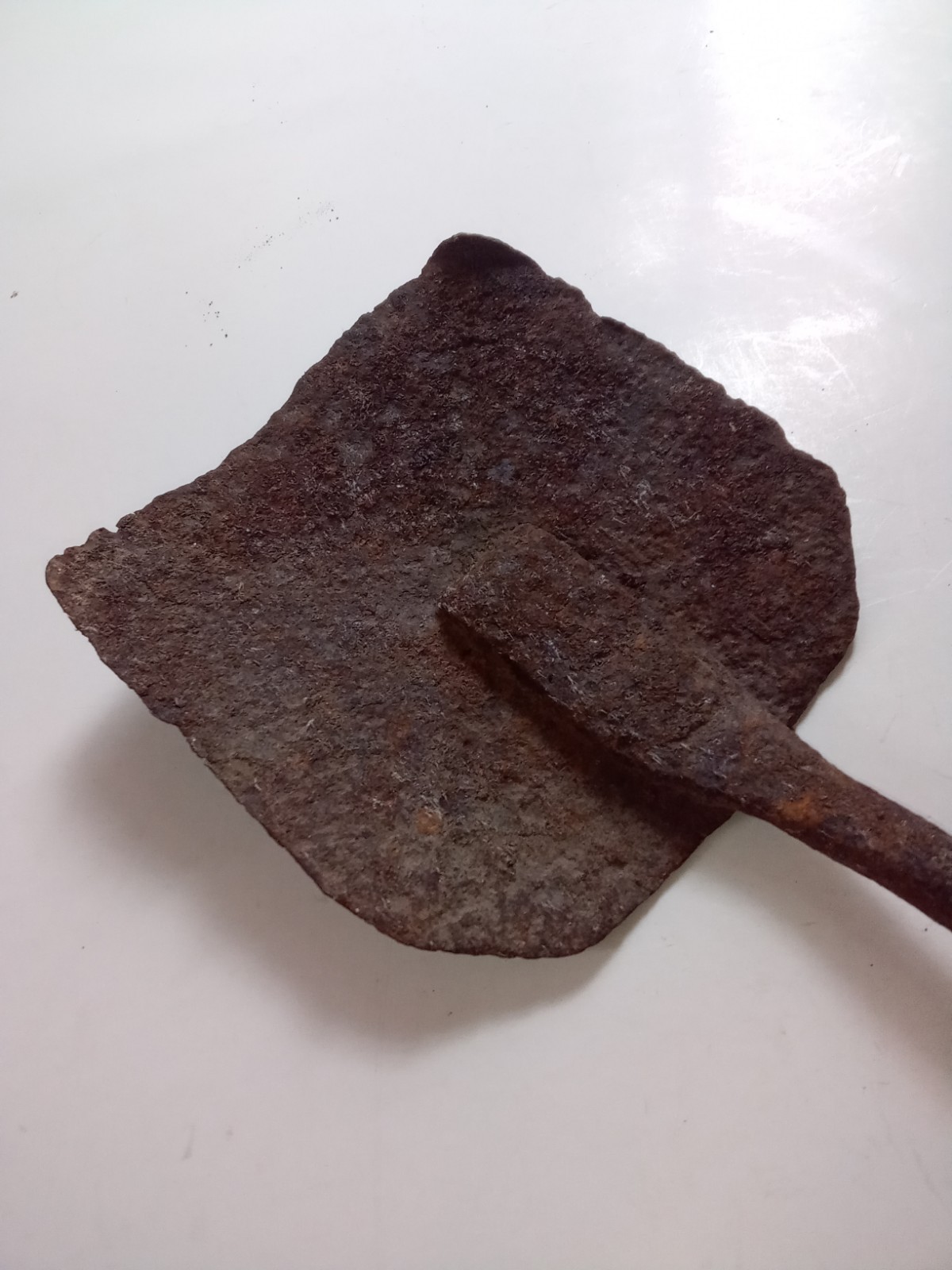 ANT PRIMITIVE BLACKSMITH SHOVEL 1850-90 HAND FORGED GENUINE TOOL FORGED LOOP