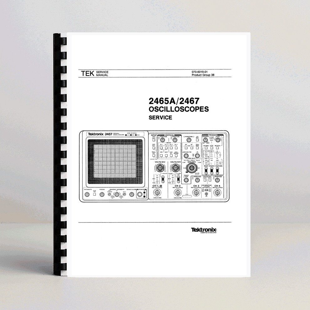 Tektronix 2465A & 2467 Service Manual