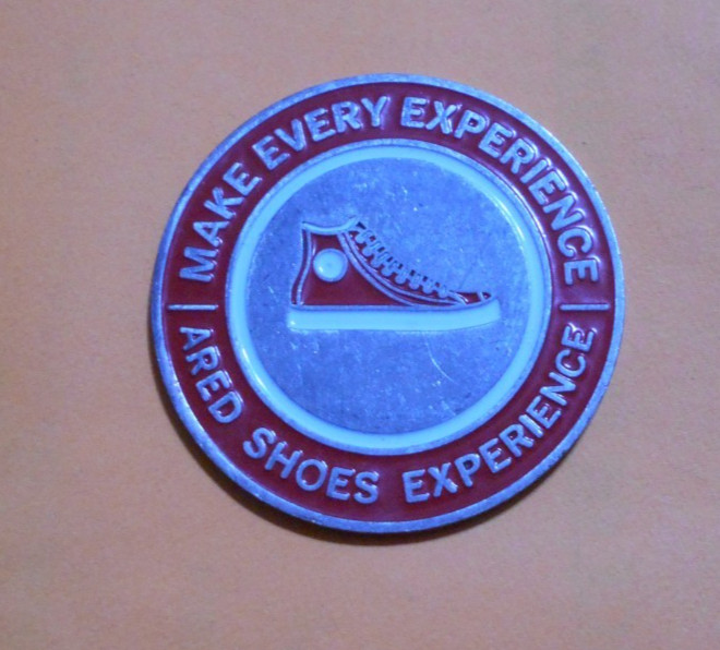 Red Shoes Experience collectors token USA coin You Stand Out medallion