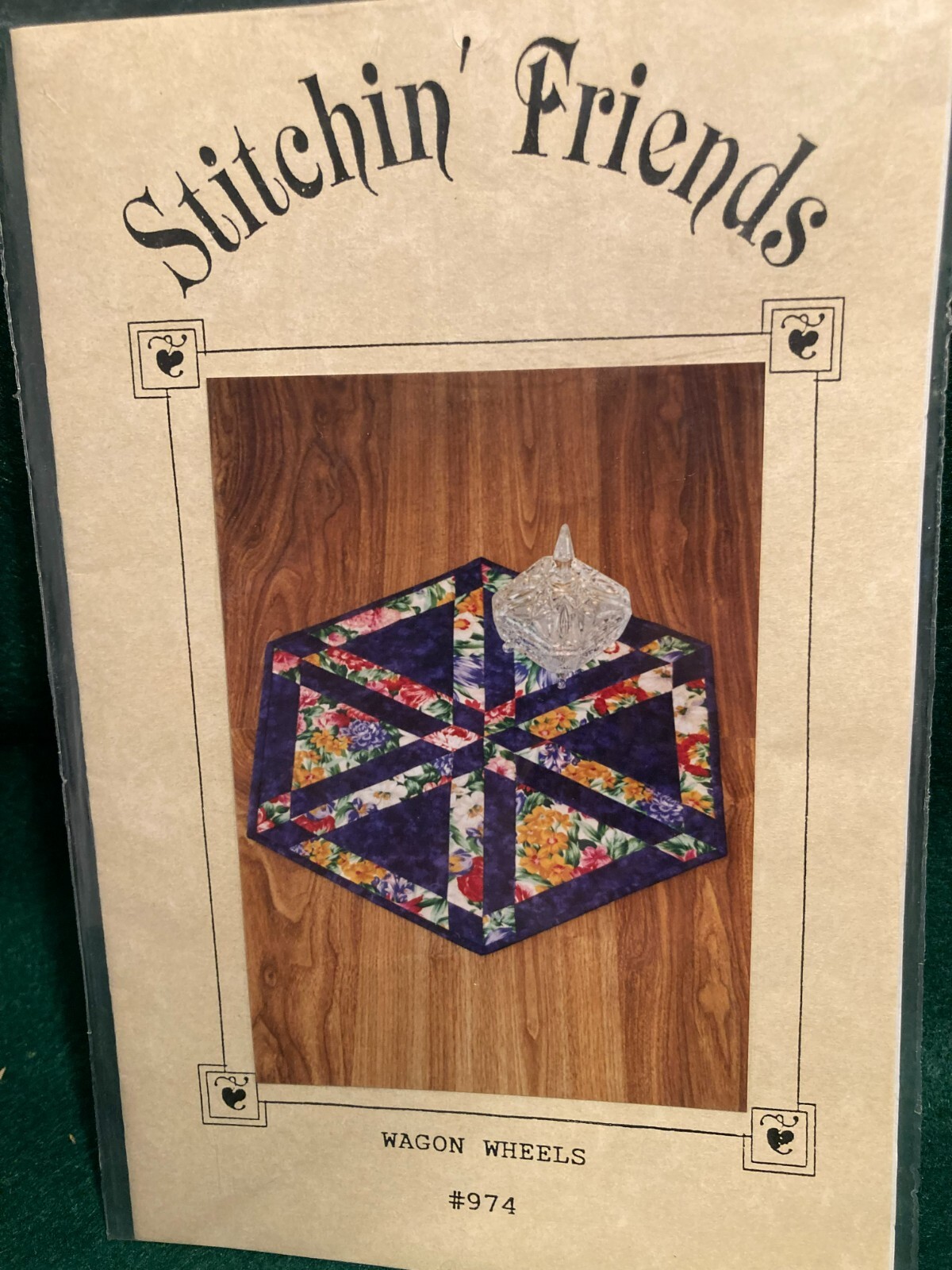 The "Wagon Wheels" #974 Wall Quilt Pattern by Stitchin' Friends 1997