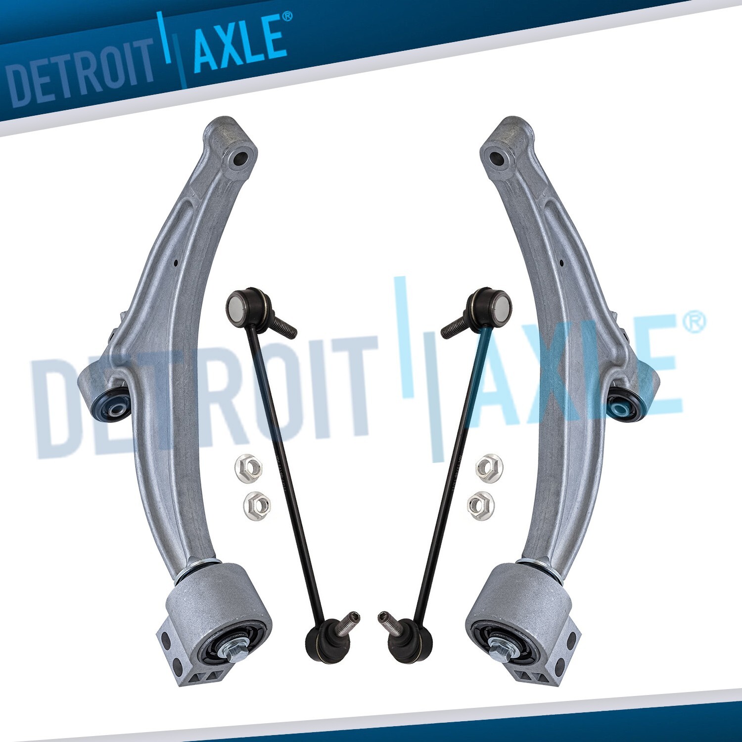 4pc Front Lower Control Arms Sway Bars Kit for Buick LaCrosse Regal Cadillac XTS