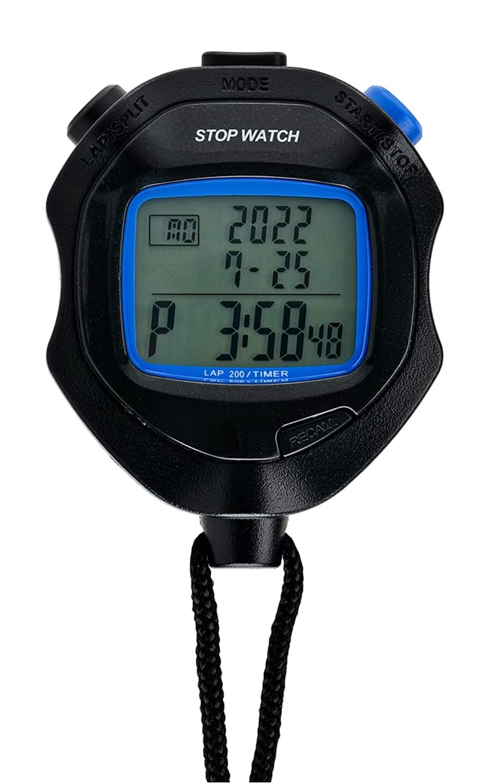 Stopwatch Black TS-S114
