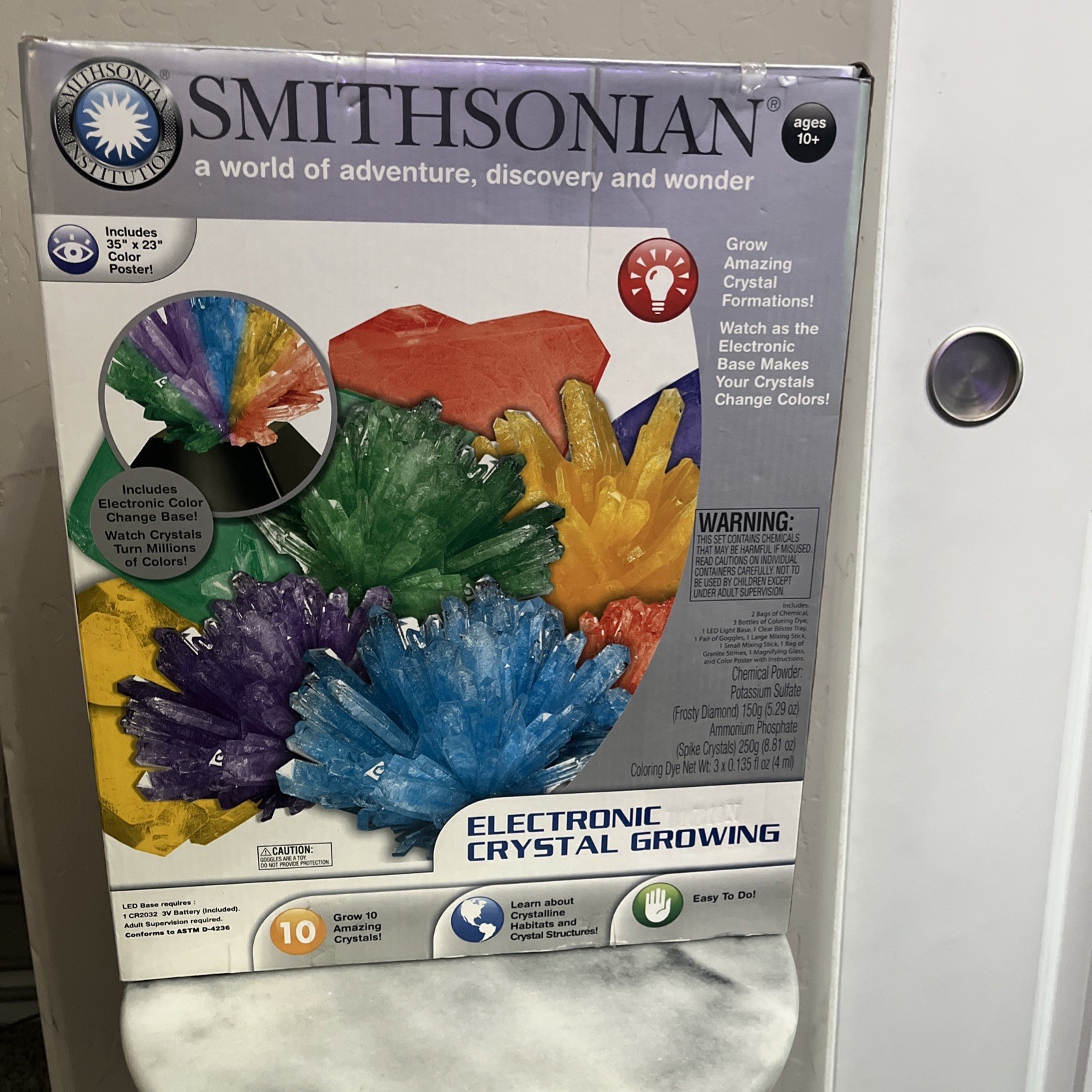 Smithsonian Large Electronic Crystal Growing Kit
