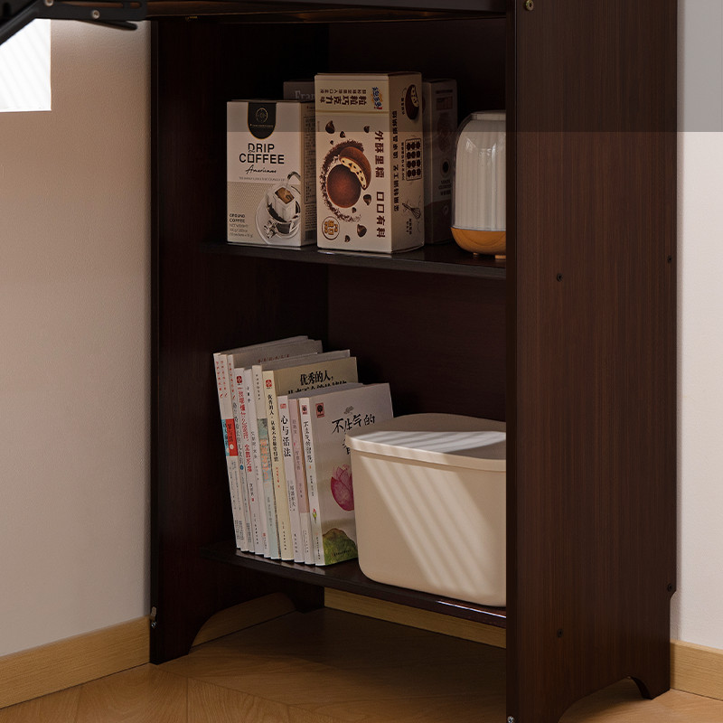 Modern Bamboo Folding Desk Storage Gaming Computer Desk Home Office Study Table