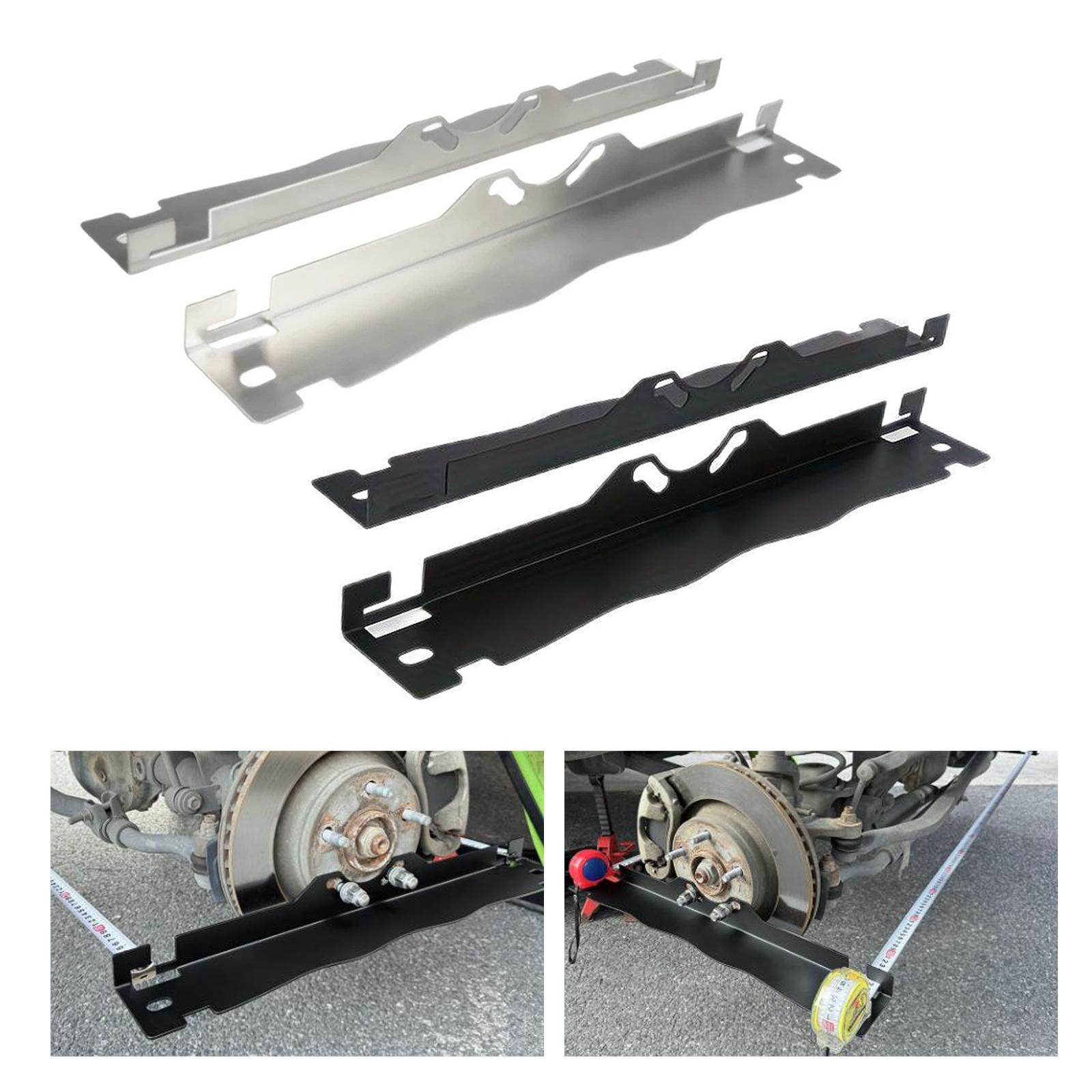 2 Pieces Car Wheel Alignment Tool Iron with Tape