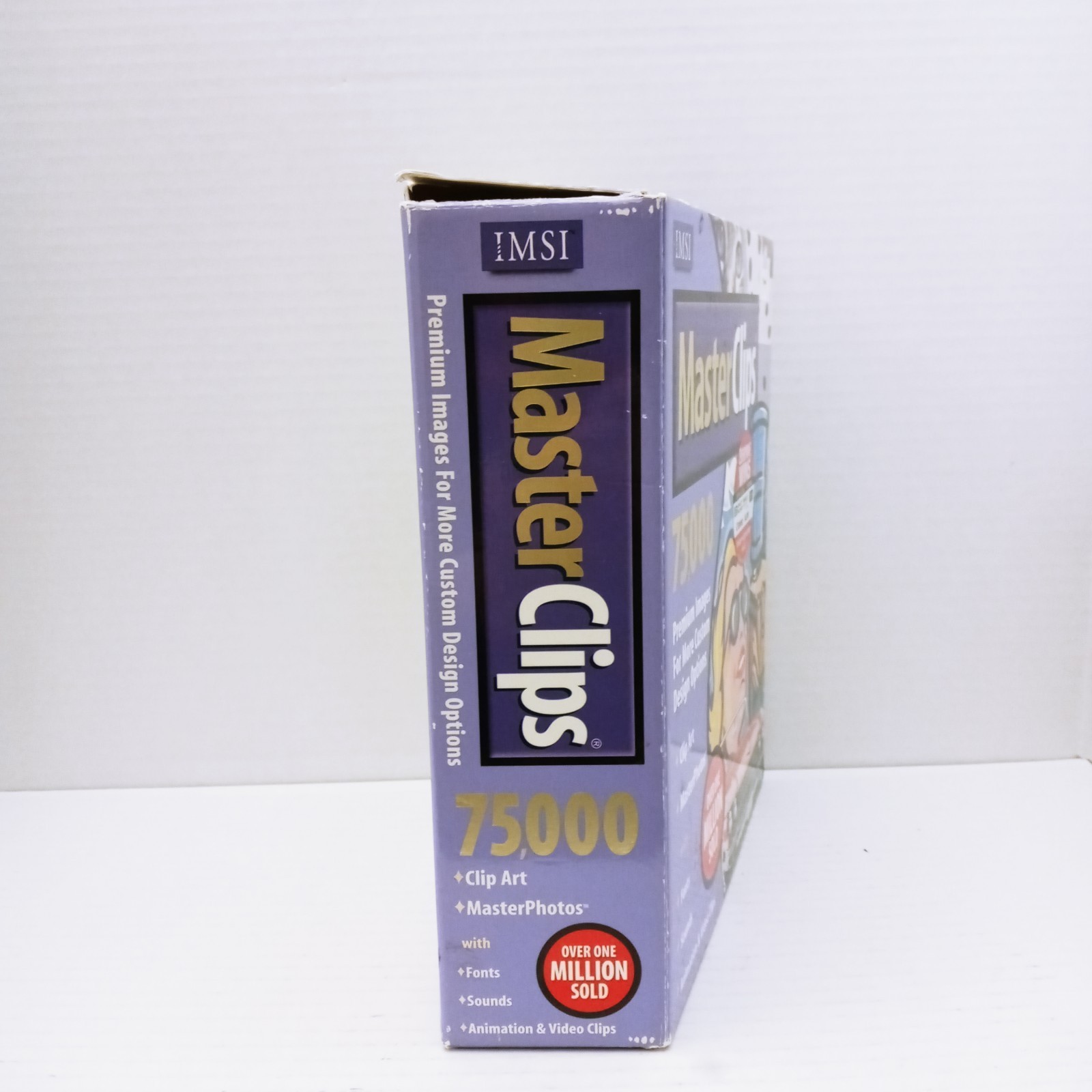 Master Clips Masterclips Software 1997 4 CD CD 75000 Clip Art Big Box