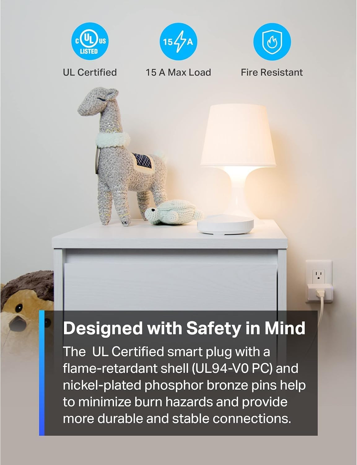 Smart Plug Mini 15A, Smart Home Wi-Fi Plug, Super Easy Setup, Compatible with...