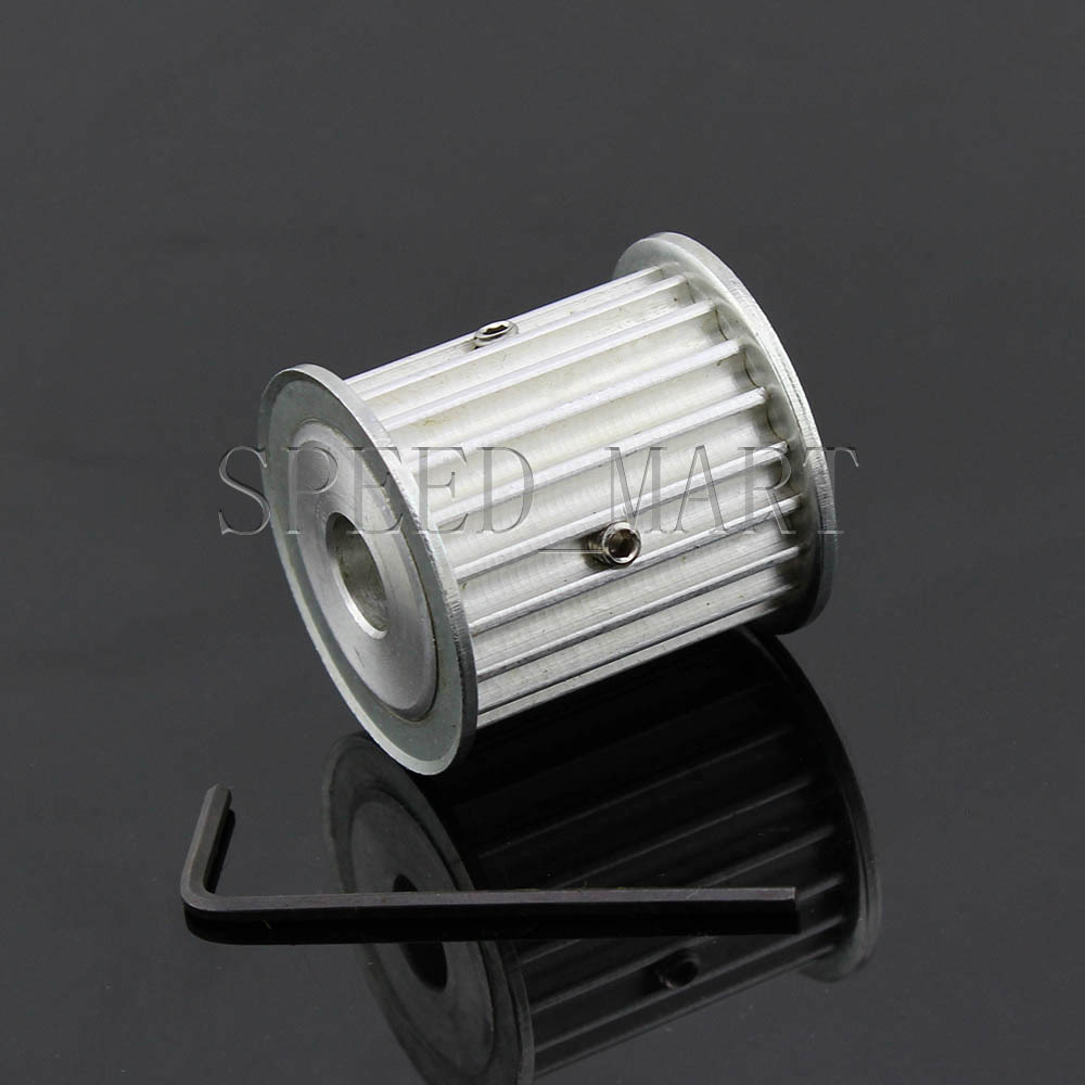 5M HTD5M Aluminum Timing Belt Pulley 20 Teeth 6mm Bore 31mm width Stepper Motor