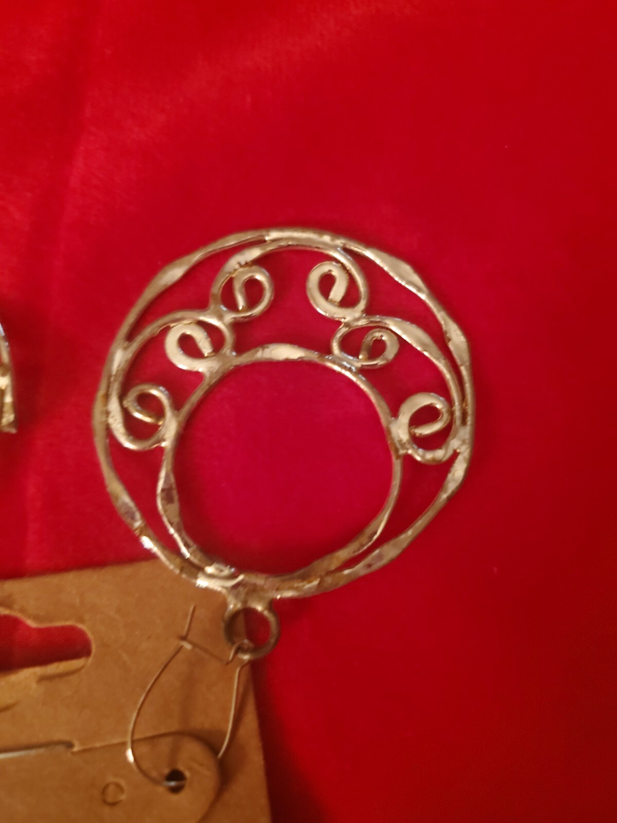 Vintage Earrings Silver and Gold Toned Dangles 2 Sets