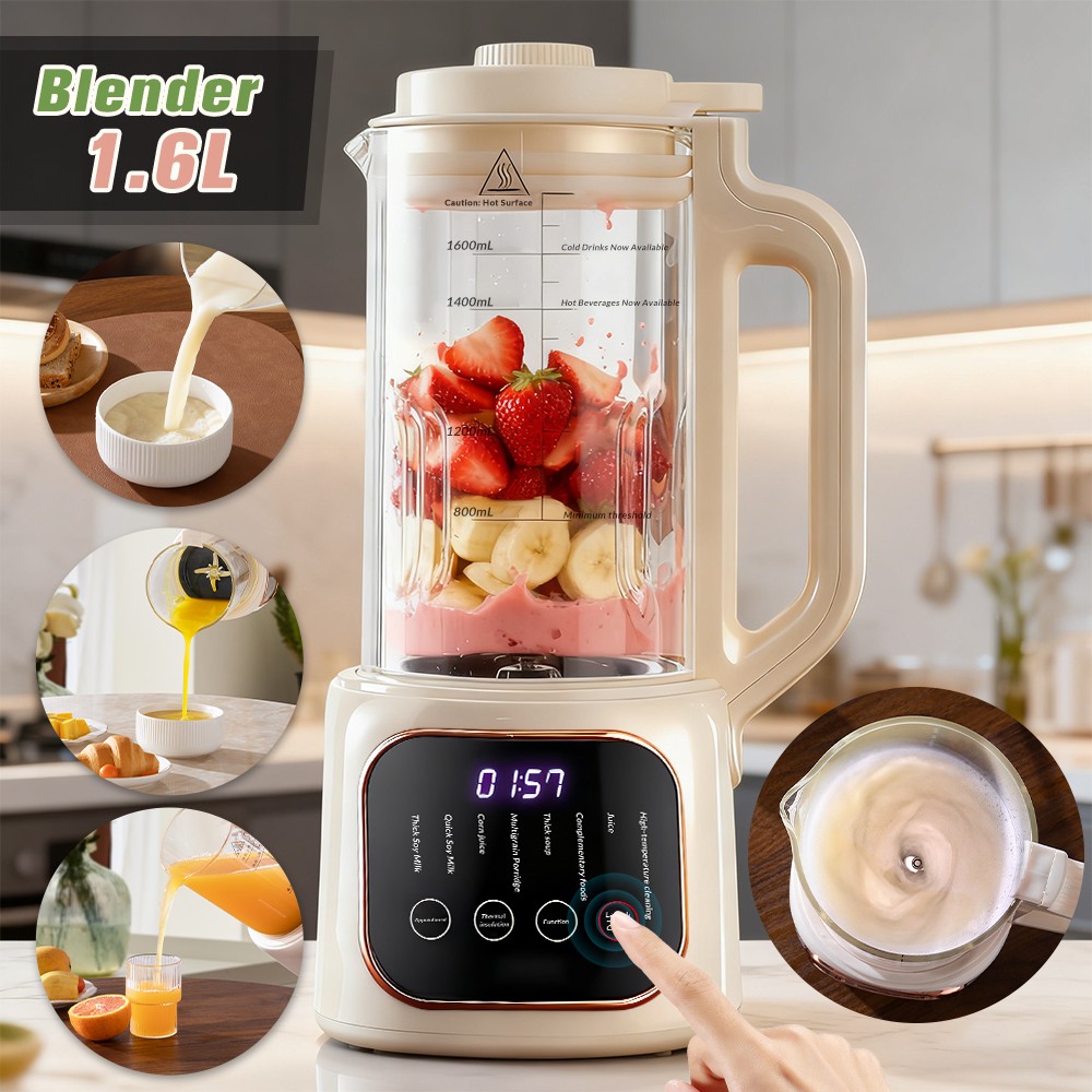 54oz Nut Milk Maker Electric Bean Nut Milk Machine Delay Start Keep Warm