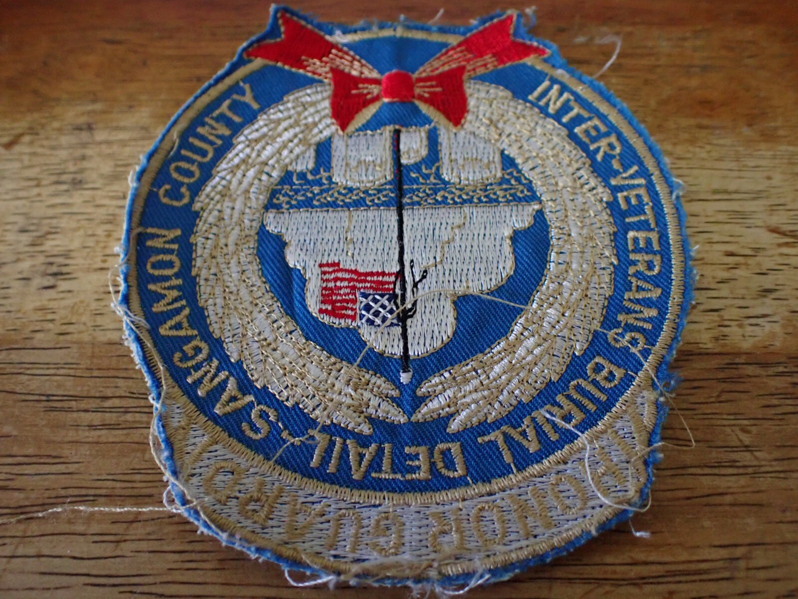 INTER VETERANS  BURIAL DETAIL SAGAMON COUNTY ILLINOIS BX R#7