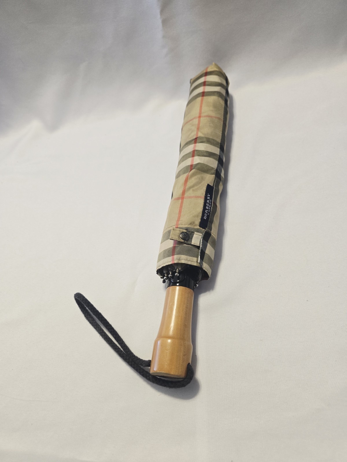 Burberrys Folding Umbrella Nova Check Classic Beige