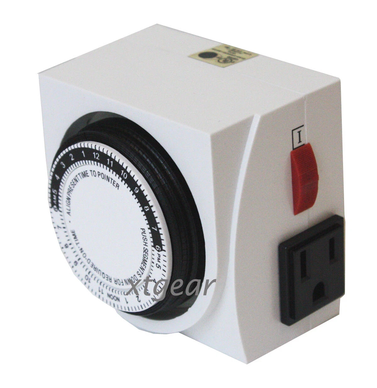 Dual 125V Outlet 24 Hour Mechanical Timer for Light Hydroponic System Controller