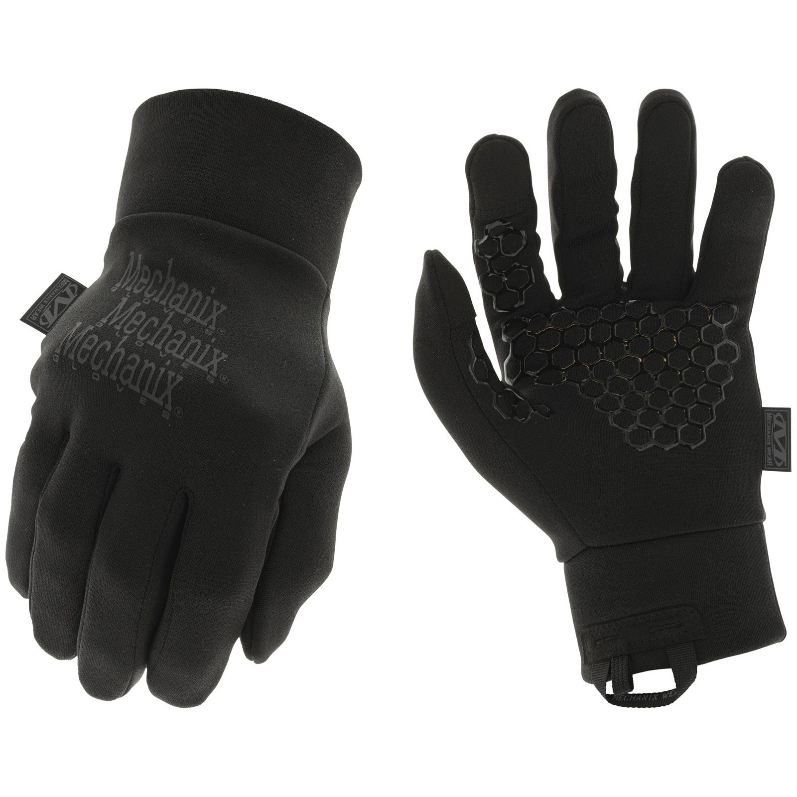 Mechanix Wear: Black Cold Weather Work Gloves Microfleece ‎Covert Large