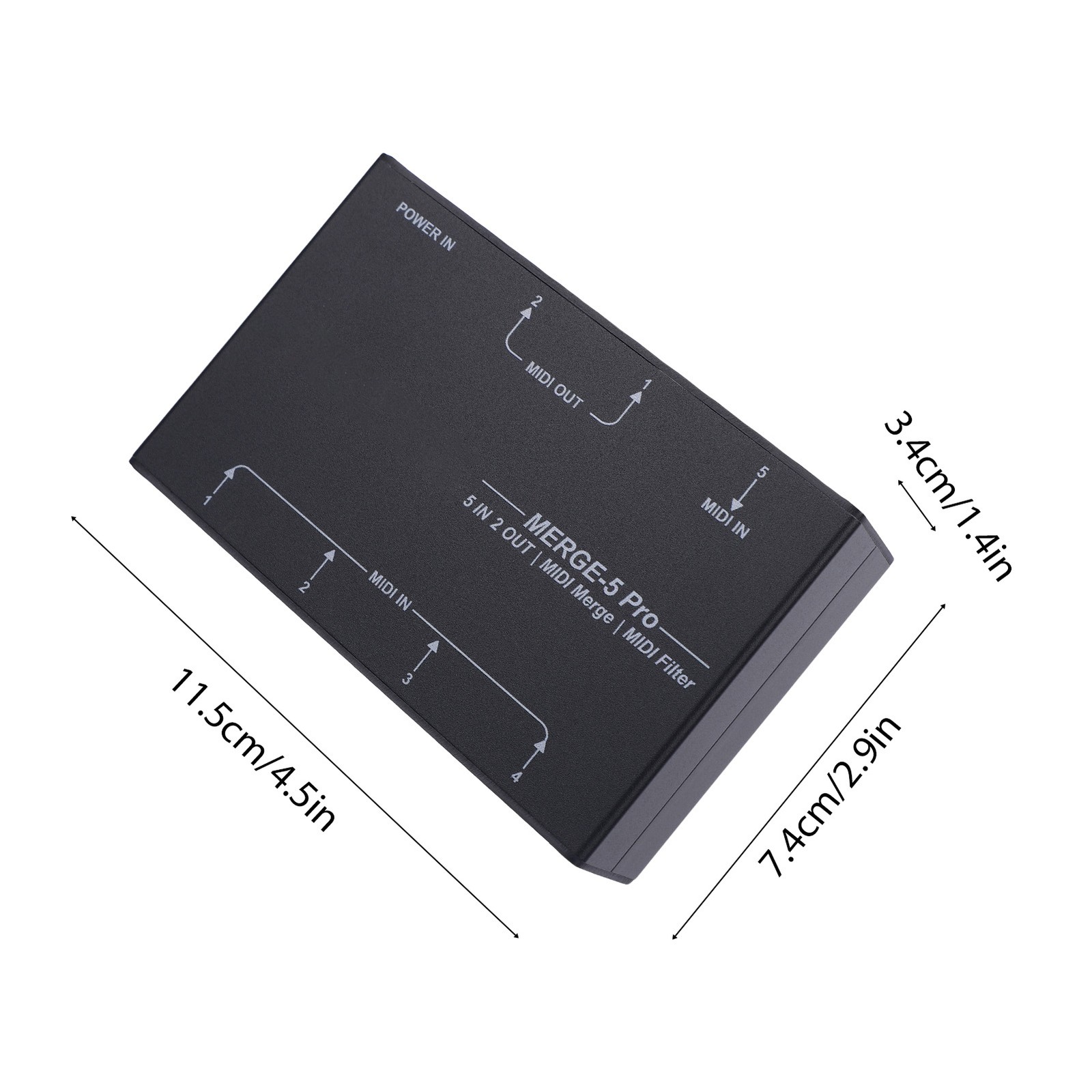USB MIDI Host Box MIDI Splitter For MIDI Keyboard