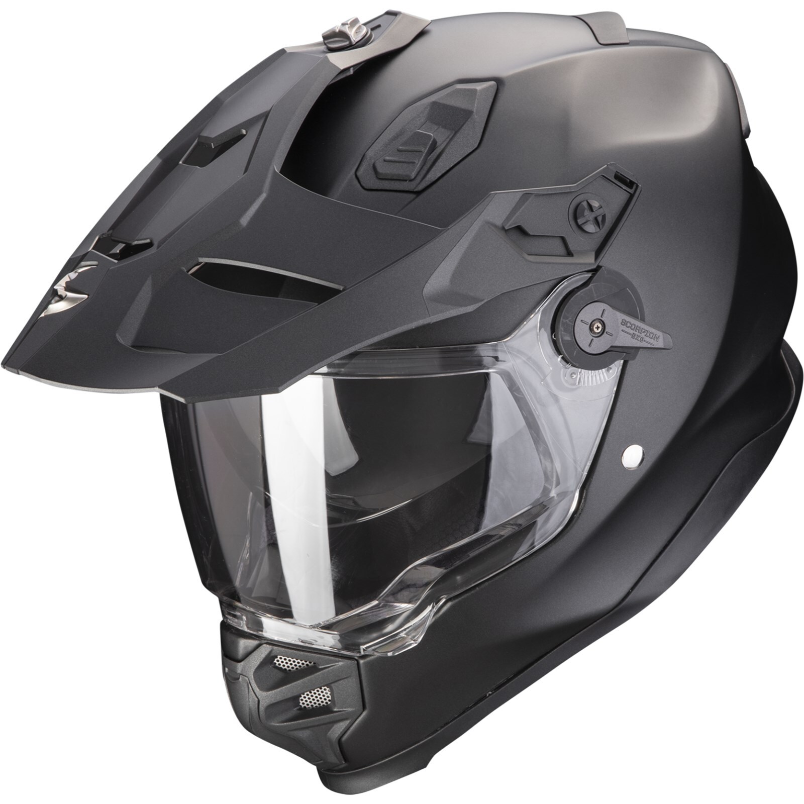 Scorpion ADF 9000 Air Solid Offroad Motorcycle Helmet M, Pearl Black