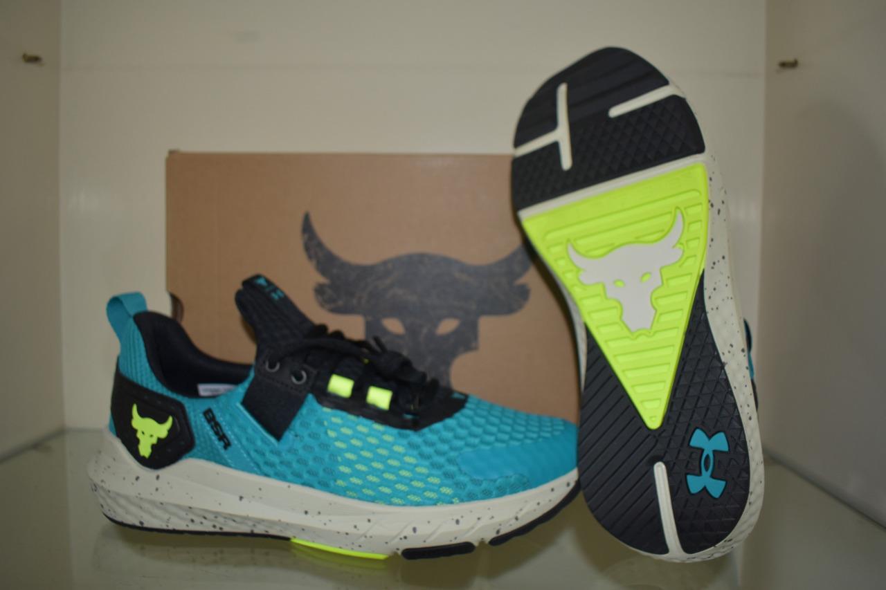 Under Armour Men's Project Rock BSR 4 Training Shoes Dark Turquoise NIB