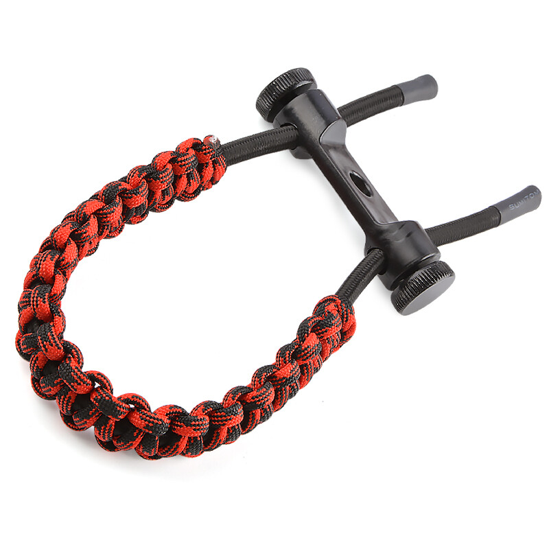 1pc Archery Wrist Sling Adjustable Strap Braided Ropes Compound Bow Hunting