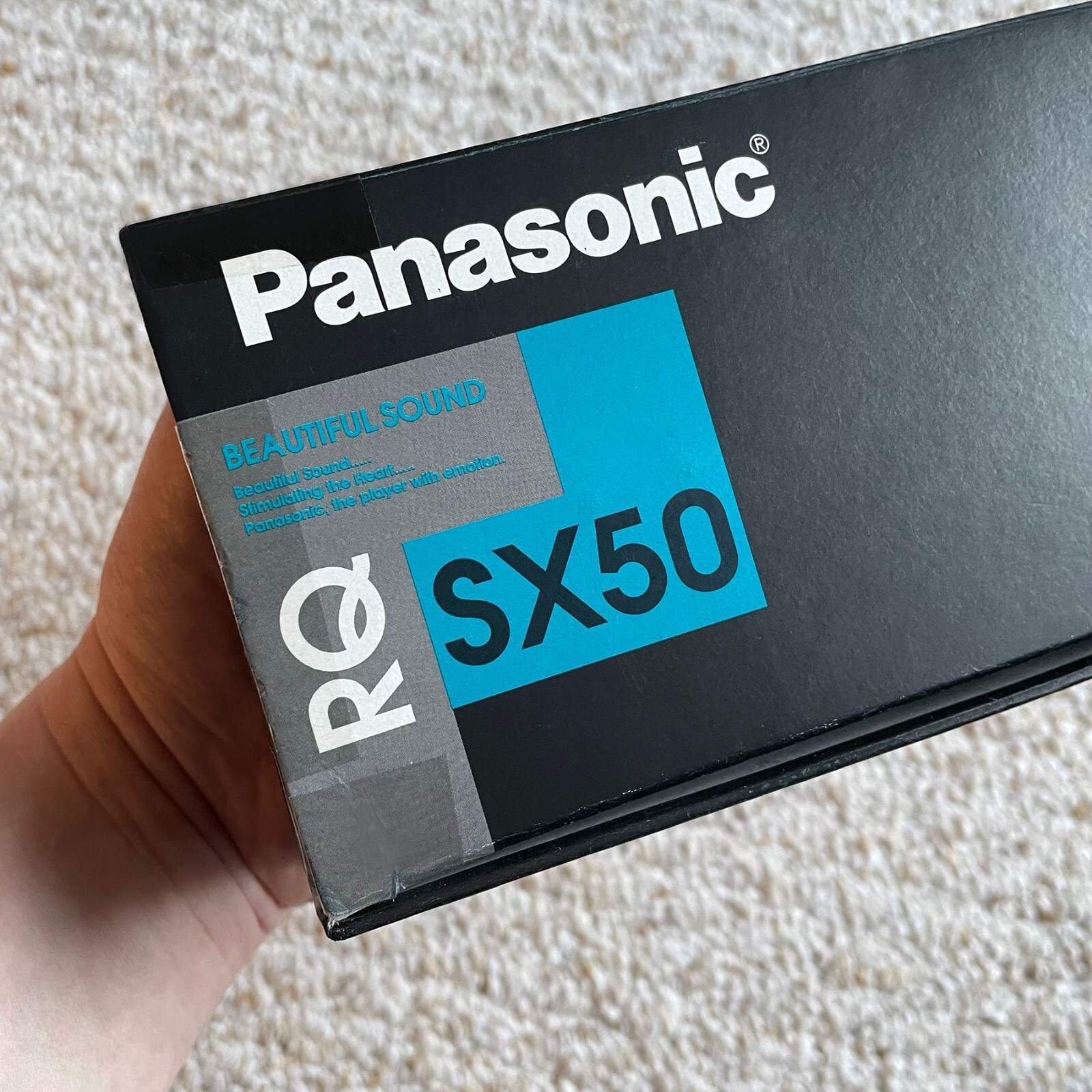 [RARE BOX] PANASONIC SX50 Walkman Cassette Player, Awesome Silver, Working !