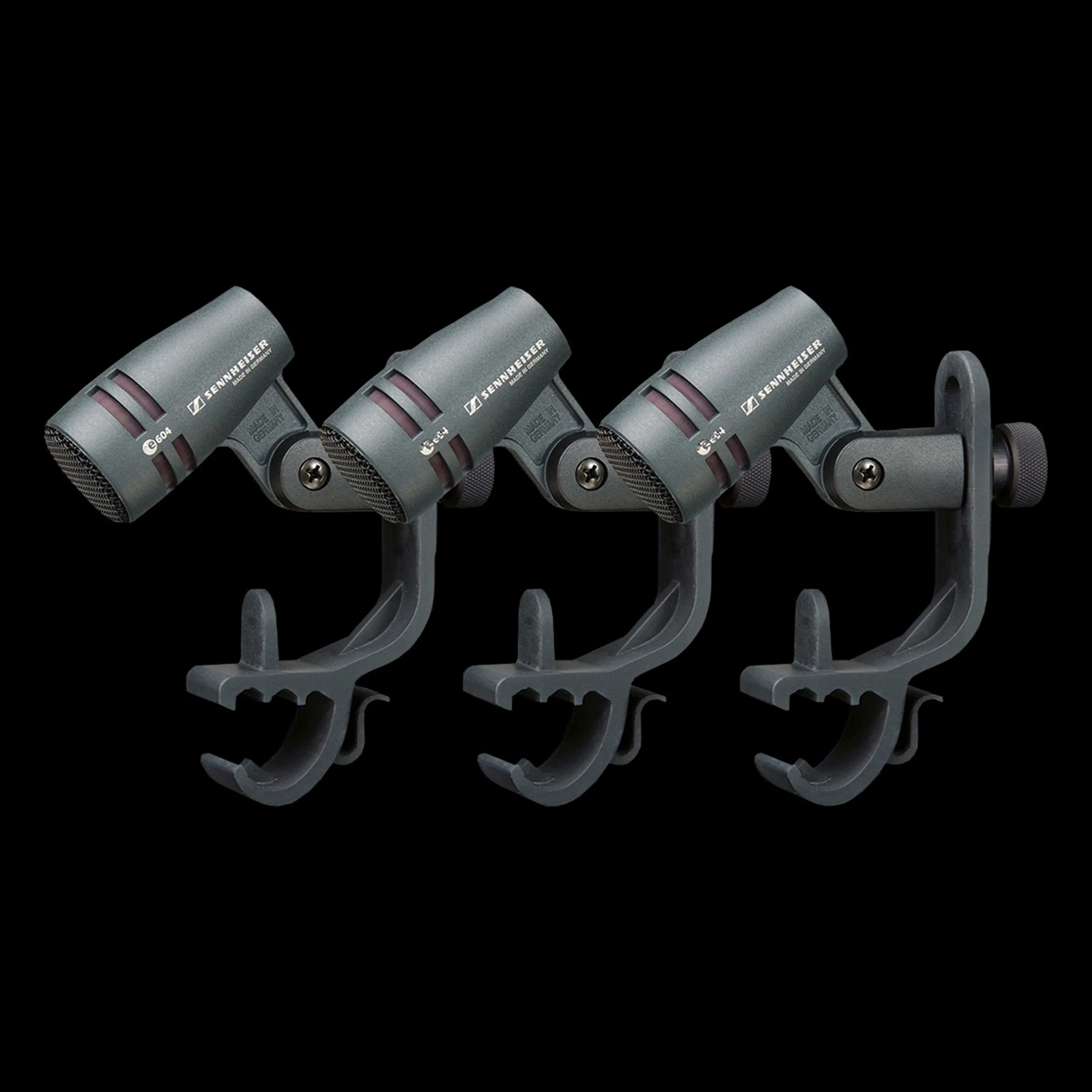 Sennheiser 3-Pack of E604 Dynamic Cardioid Clip Drum Mics