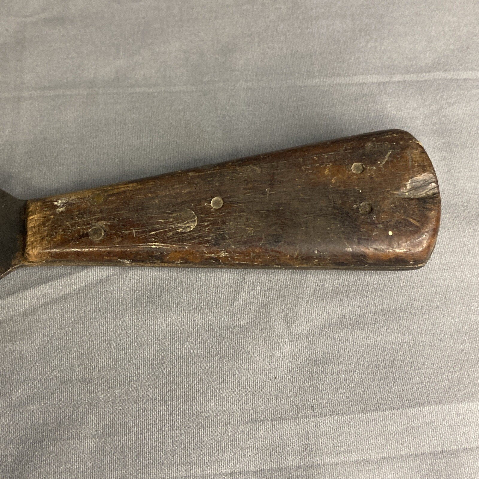 Vintage Deerfield Putty Knife 3” Wood Handle