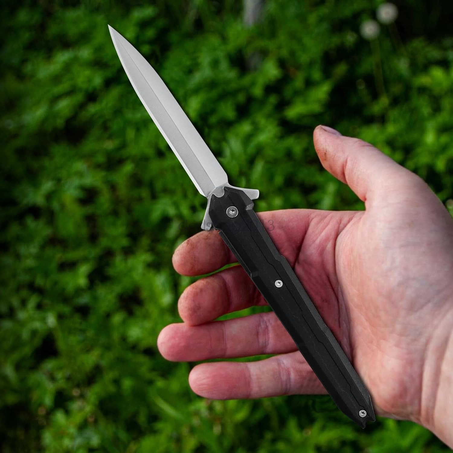 8.9" STILETTO TAC FORCE WOOD SPRING OPEN ASSISTED TACTICAL FOLDING POCKET KNIFE