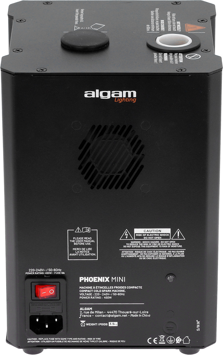 Algam Lighting Phoenix Mini Spark Machine