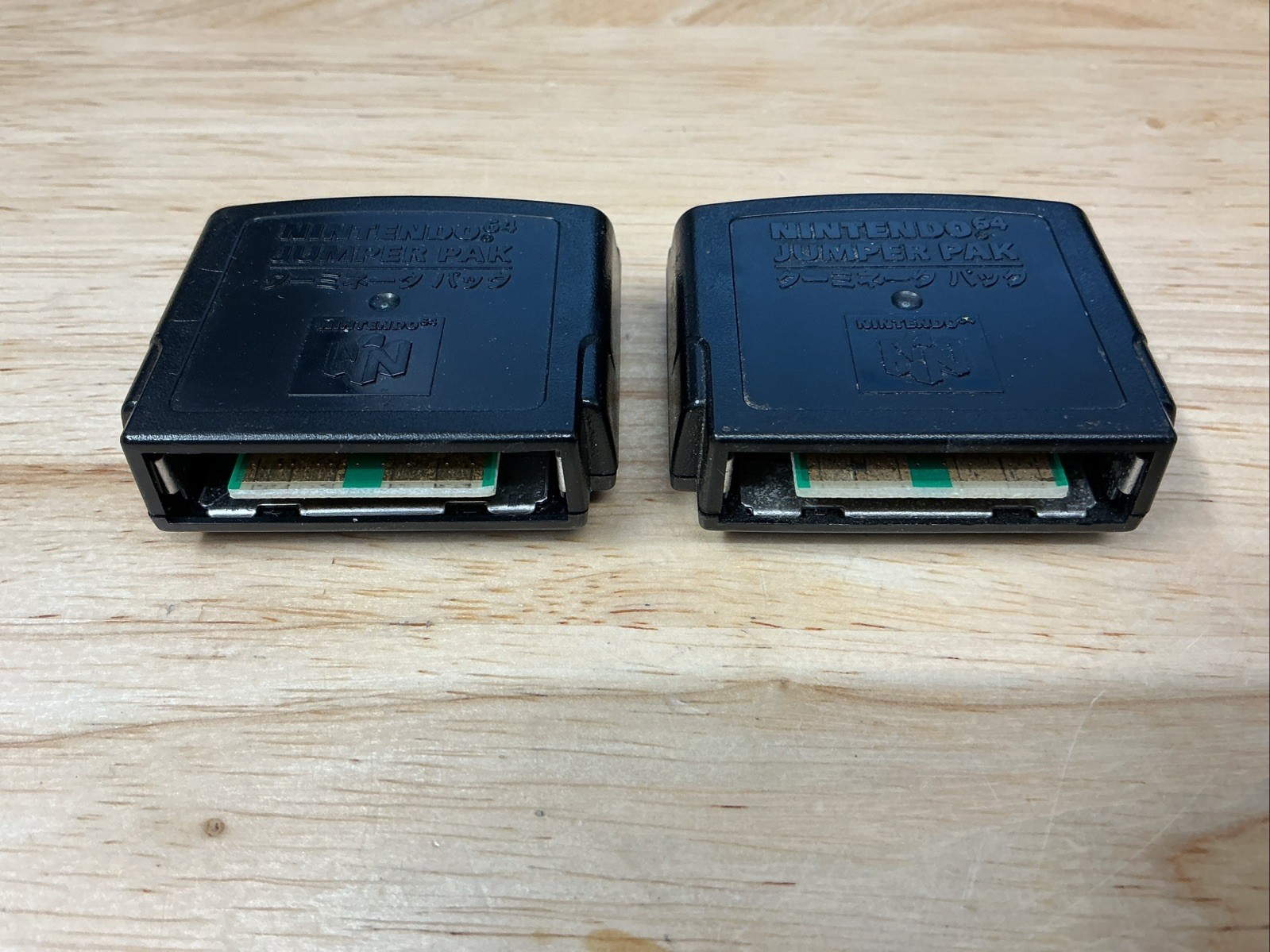 Lot of 2 Official Nintendo 64 Jumper Paks OEM N64 Tested Working NUS-008